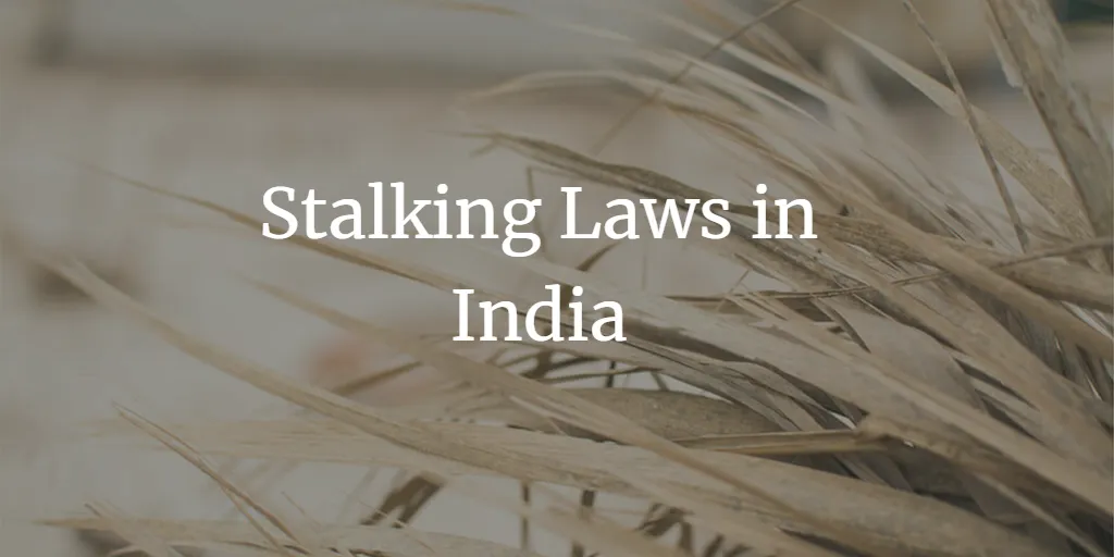 Analyzing the Effectiveness of Stalking Laws in India
