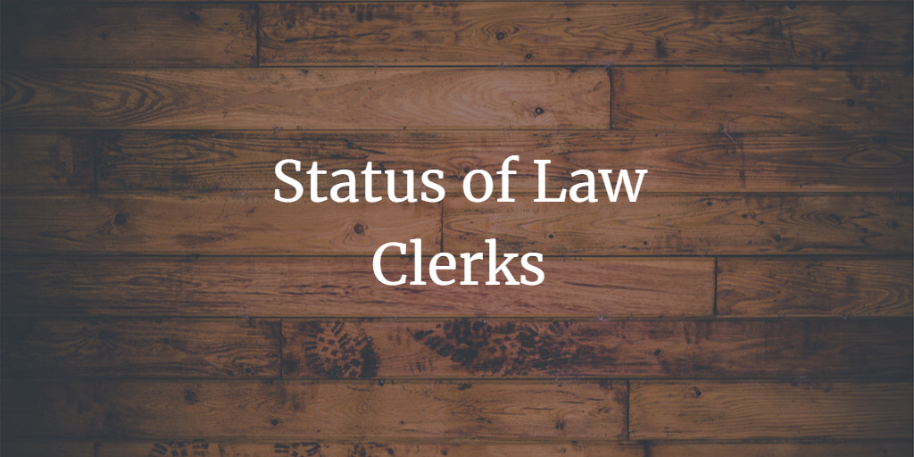 Status of Law Clerks in India