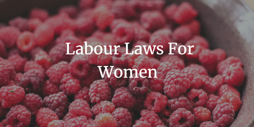 Heading Towards Better Labour Laws For Women